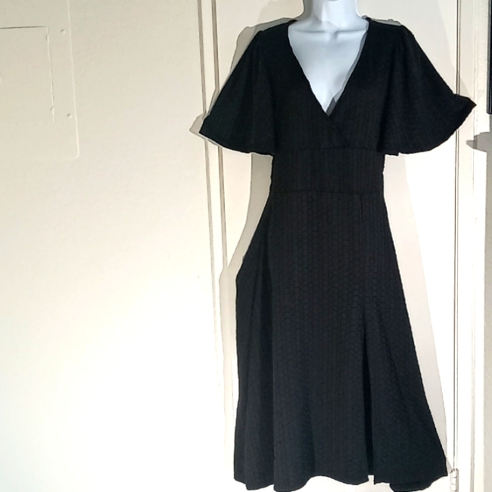 Velvet Torch Waffle Print Maxi